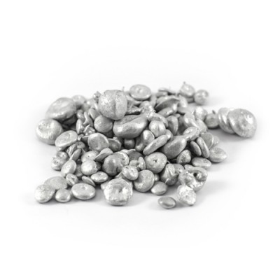 Алюминий гранулированный 2 мм Al99 ТУ 6-09-02-529-92